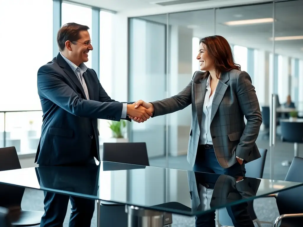 An image of a handshake symbolizing trust and agreement, representing the bond between the bail bonds service and the client.